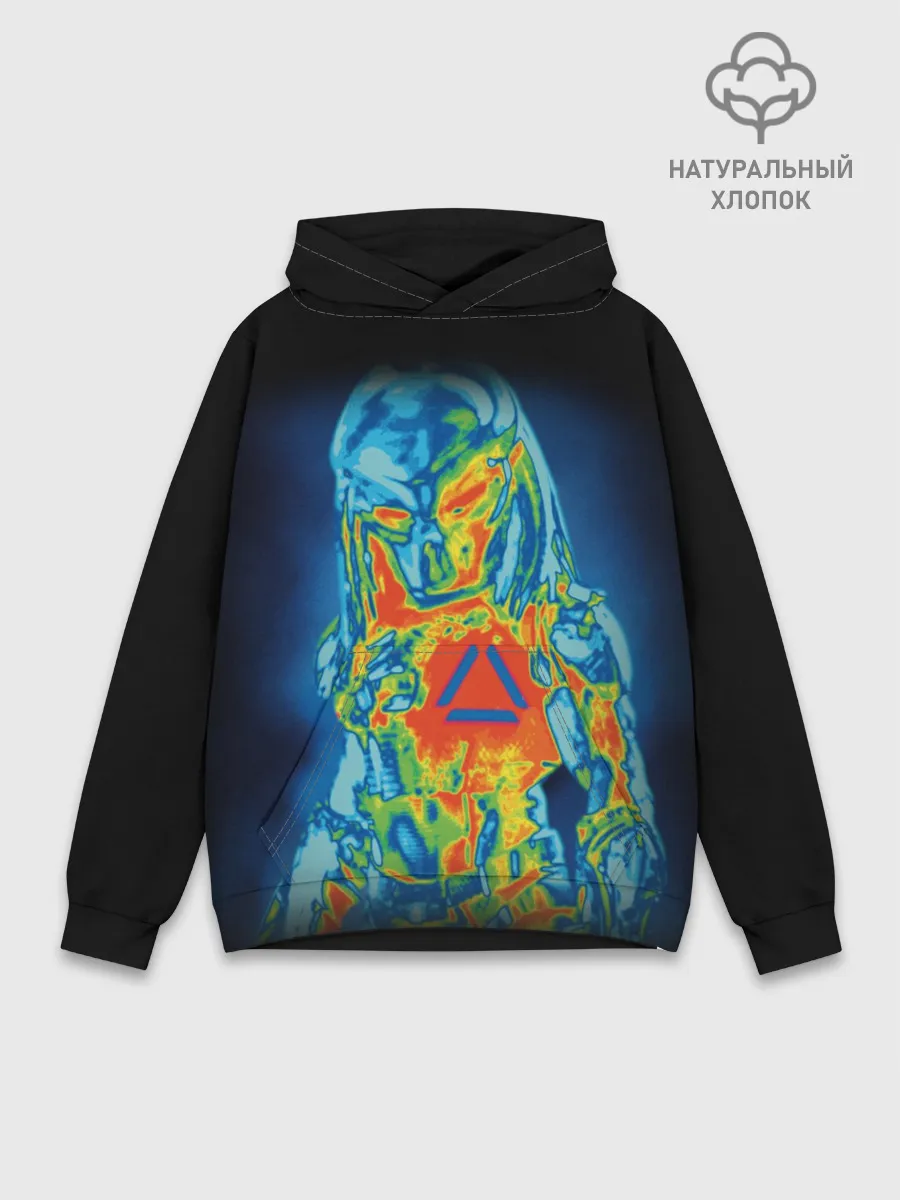Худи мужской база хлопок / PREDATOR | ХИЩНИК