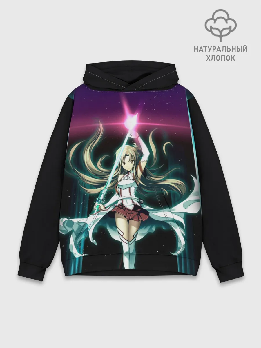 Худи мужской база хлопок / Yuuki Asuna