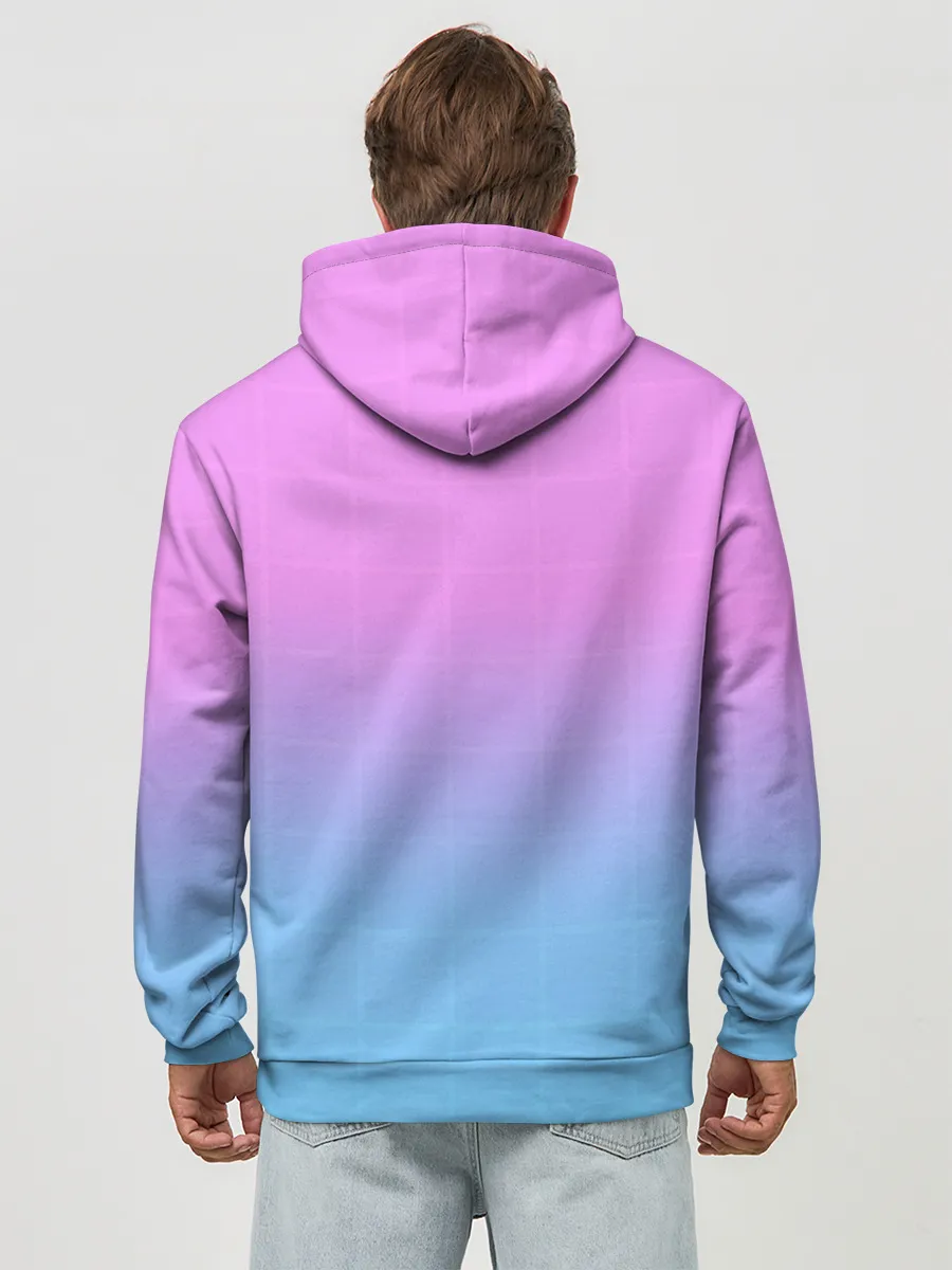 Худи мужской база хлопок / Anime girl with sword