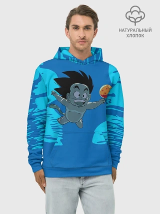 Худи мужской база хлопок / Smells Like Dragon Balls