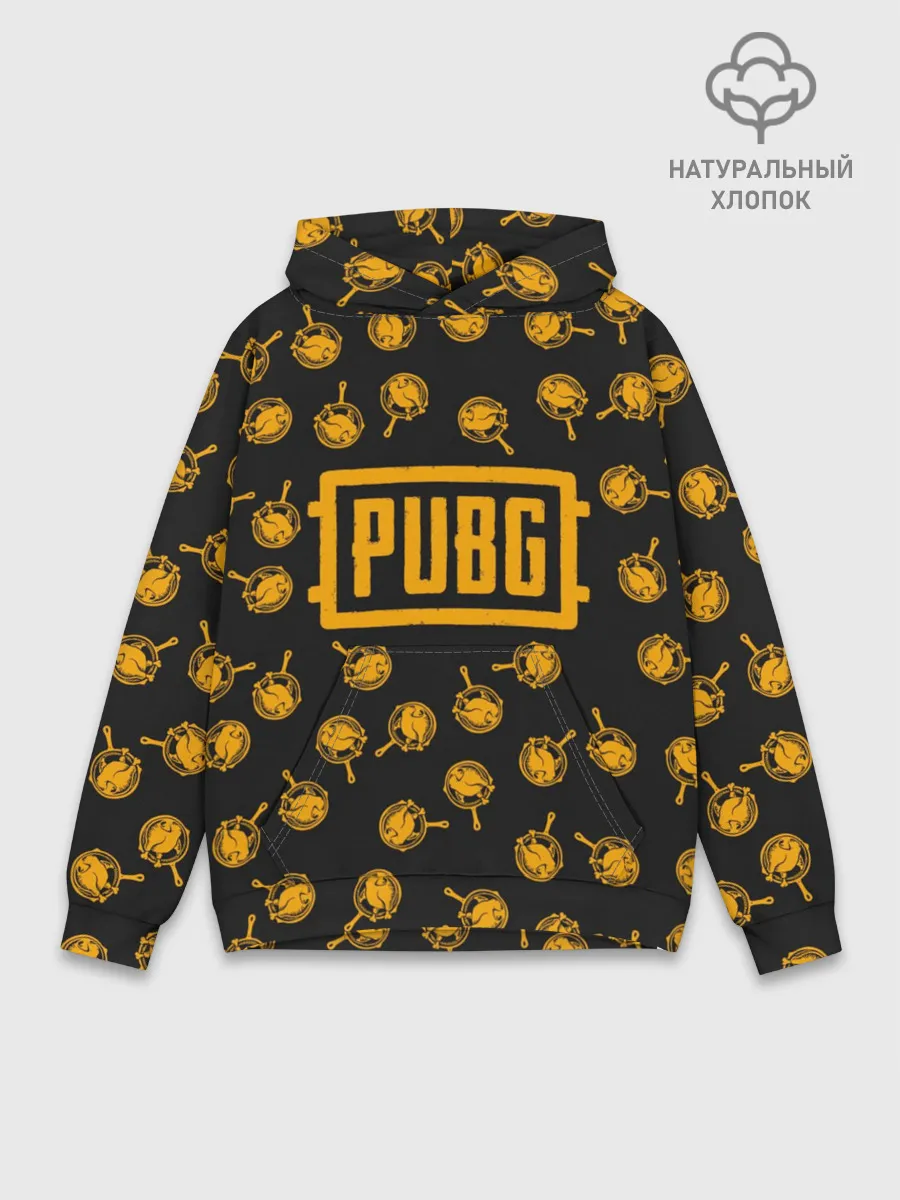 Худи мужской база хлопок / PUBG CHIKEN | ПАБГ КУРИЦА