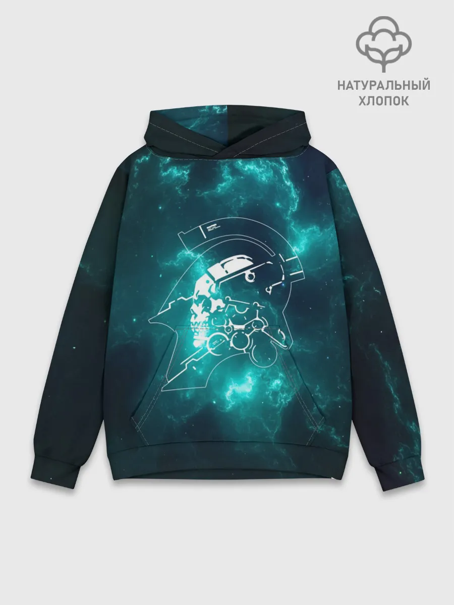 Худи мужской база хлопок / DEATH STRANDING SPACE