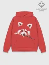 Худи мужской база хлопок / Красная панда