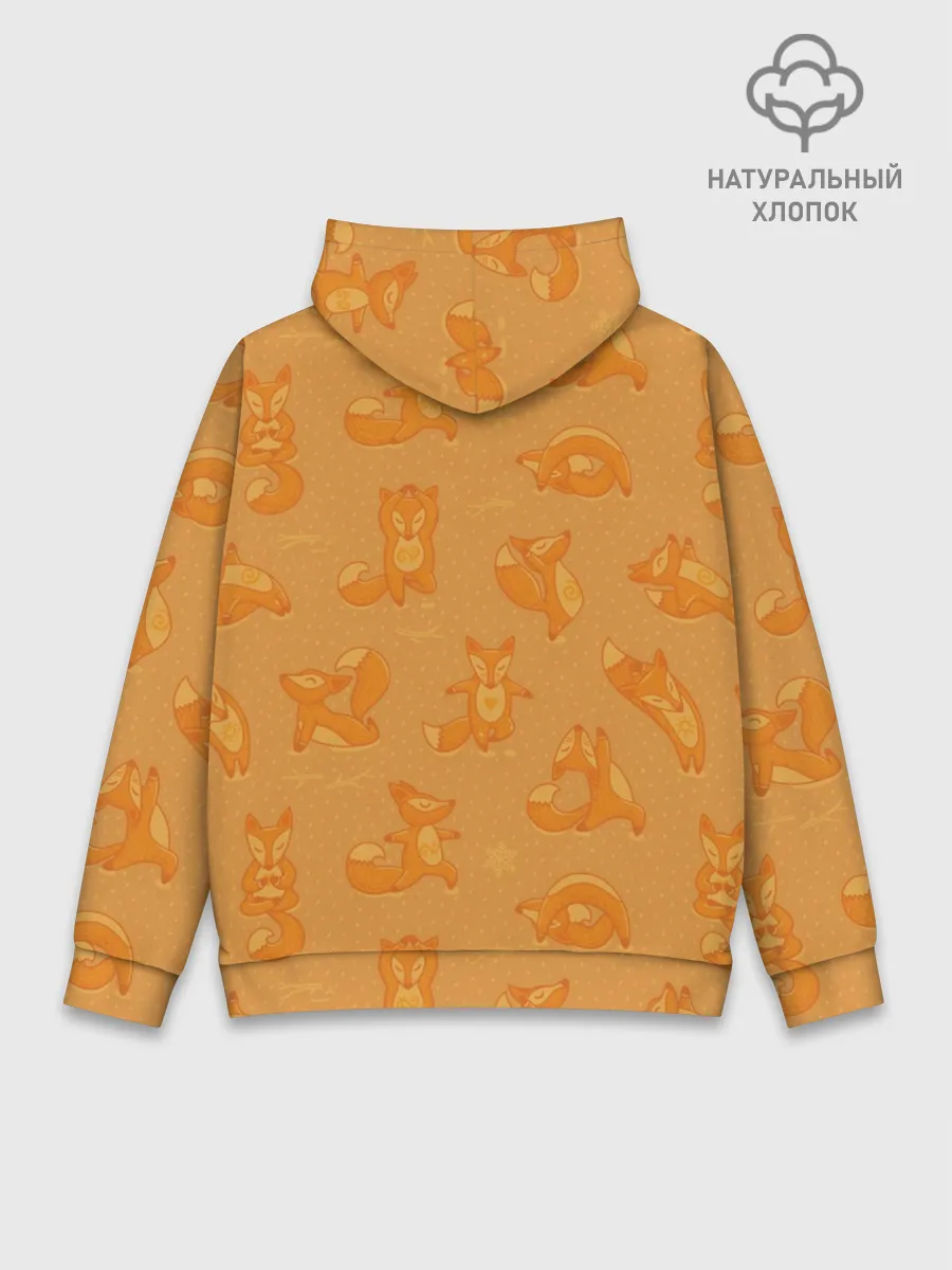 Худи мужской база хлопок / Fox