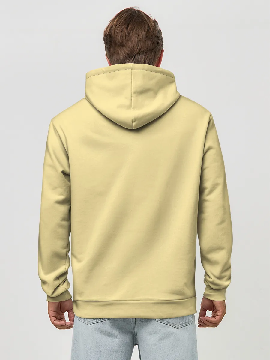 Худи мужской база хлопок / Сова и кофе