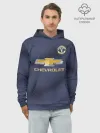 Худи мужской база хлопок / Manchester United away 18-19