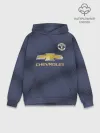 Худи мужской база хлопок / Manchester United away 18-19