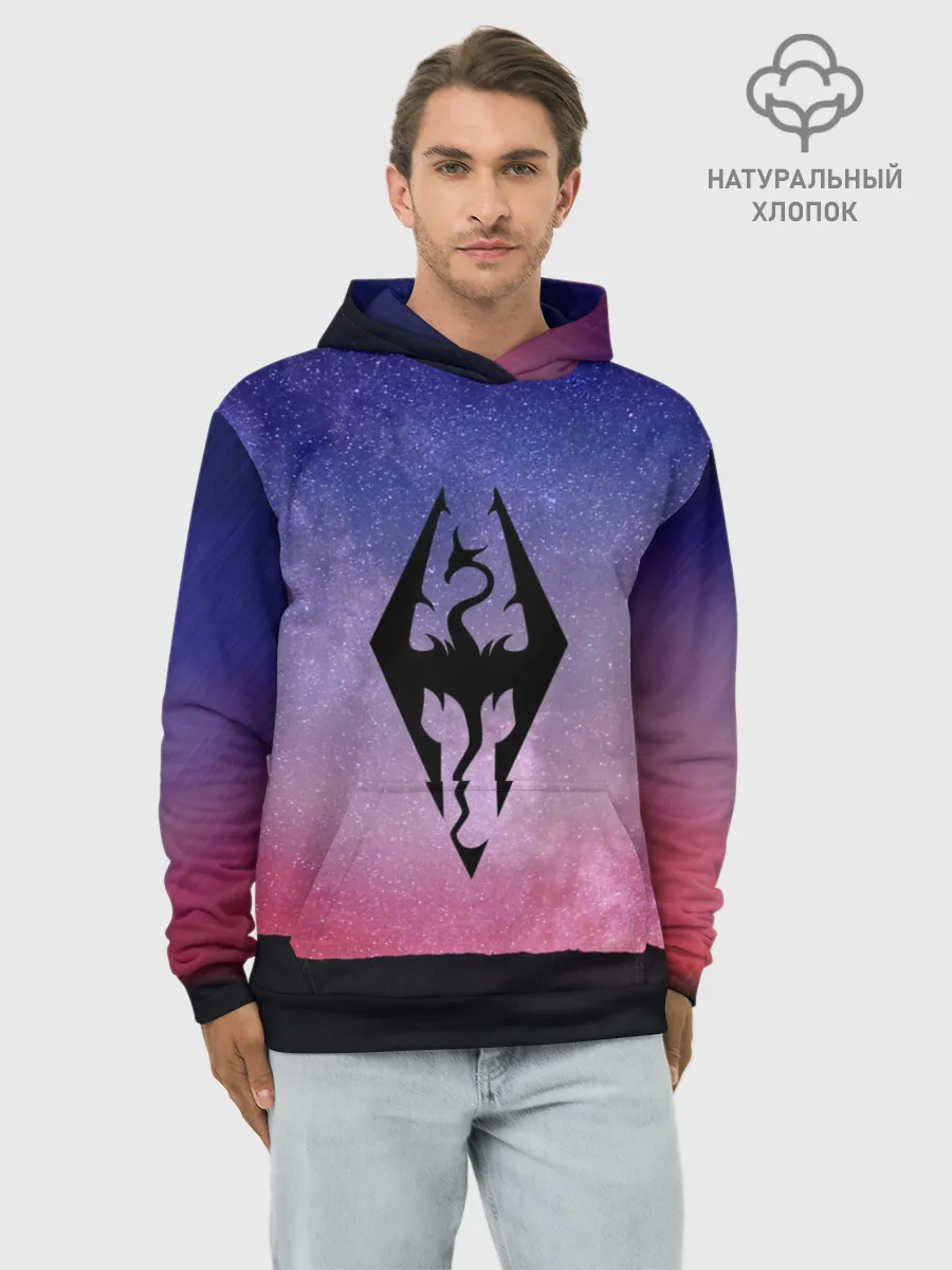 Худи мужской база хлопок / THE ELDER SCROLLS