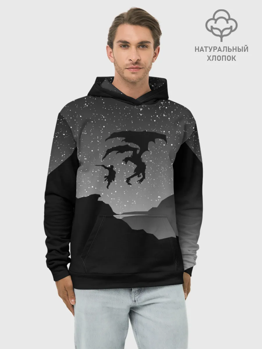 Худи мужской база хлопок / THE ELDER SCROLLS