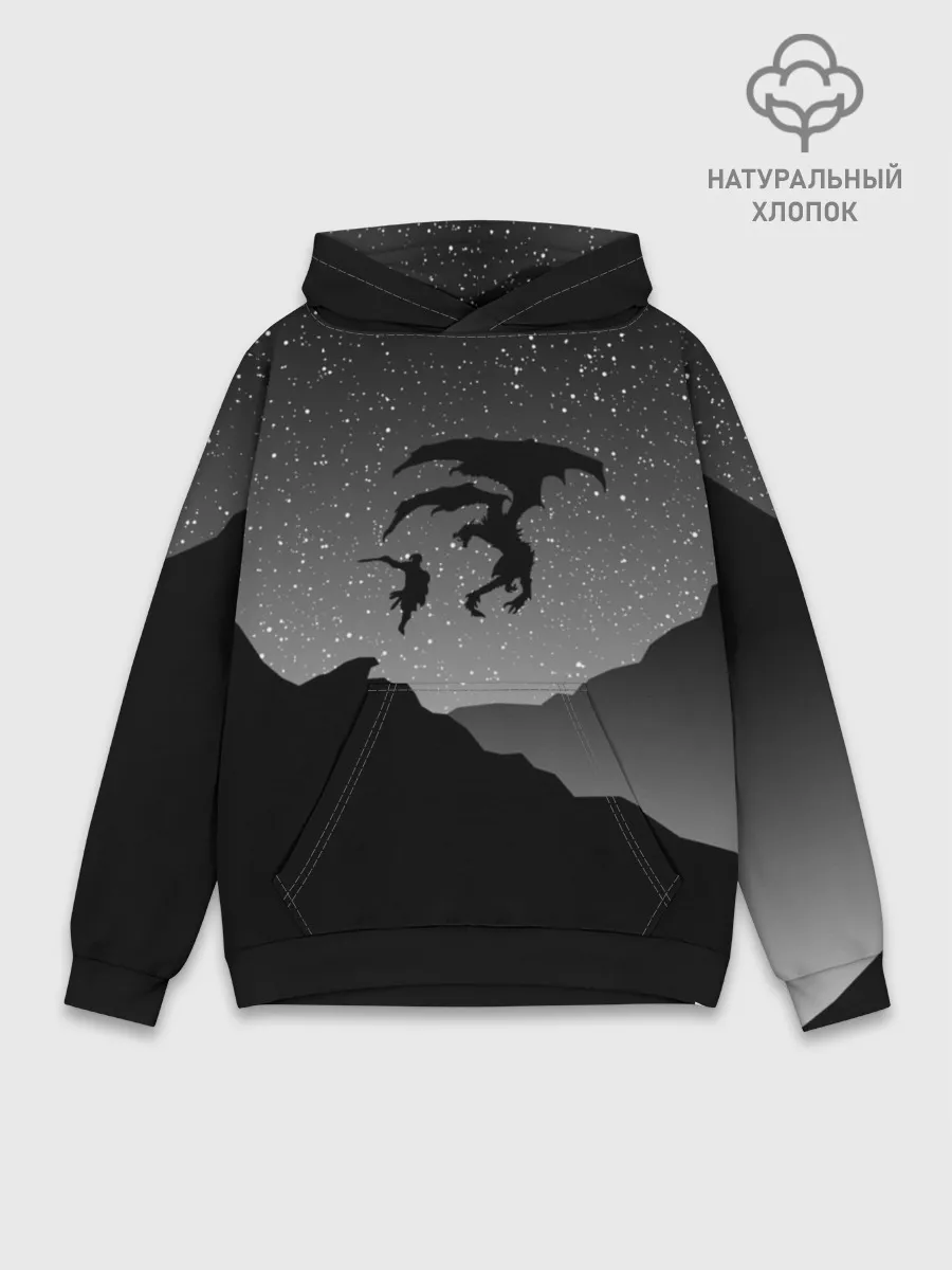 Худи мужской база хлопок / THE ELDER SCROLLS