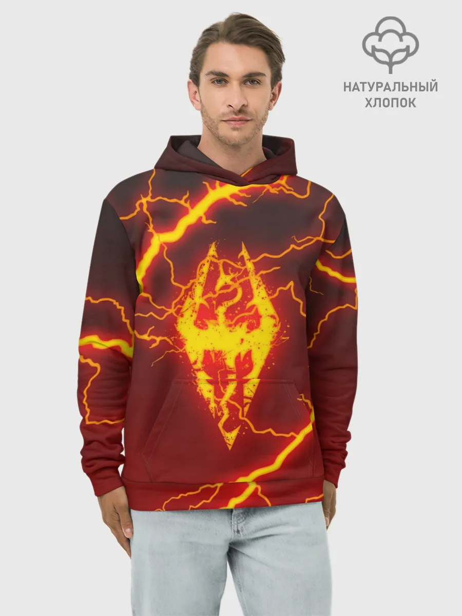 Худи мужской база хлопок / THE ELDER SCROLLS