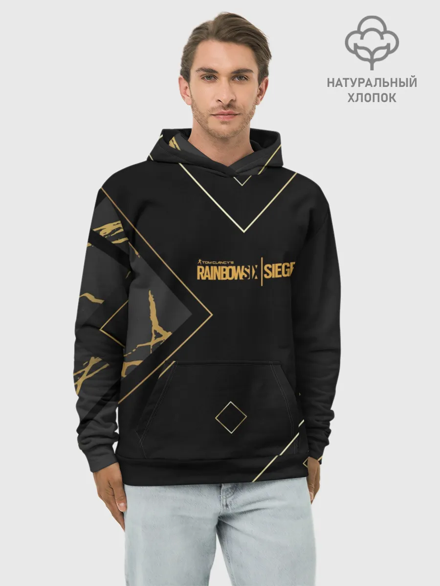 Худи мужской база хлопок / RAINBOW SIX SIEGE