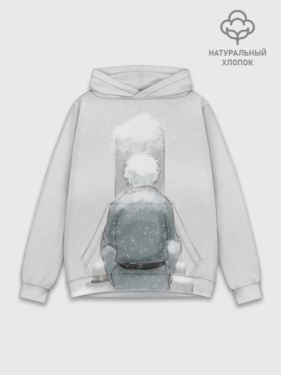 Худи мужской база хлопок / Snow