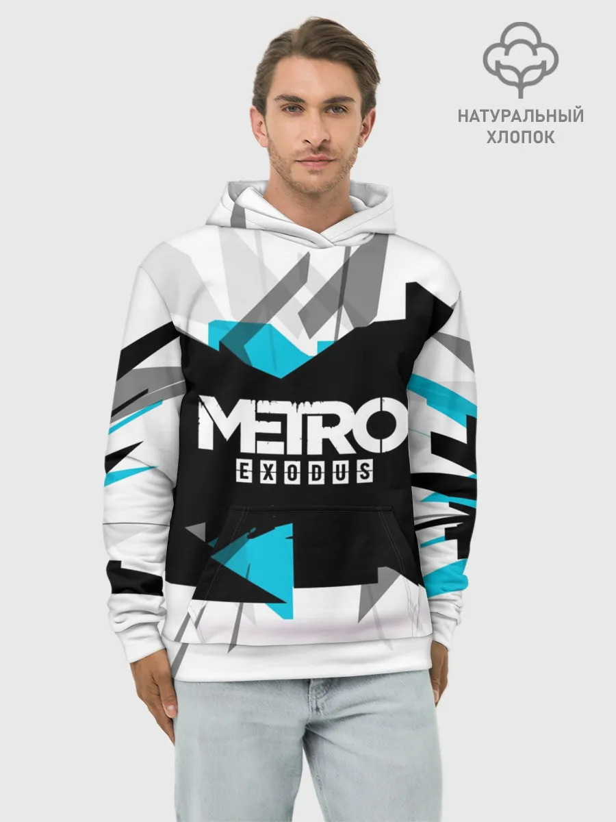 Худи мужской база хлопок / Metro Exodus