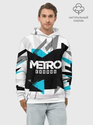 Худи мужской база хлопок / Metro Exodus
