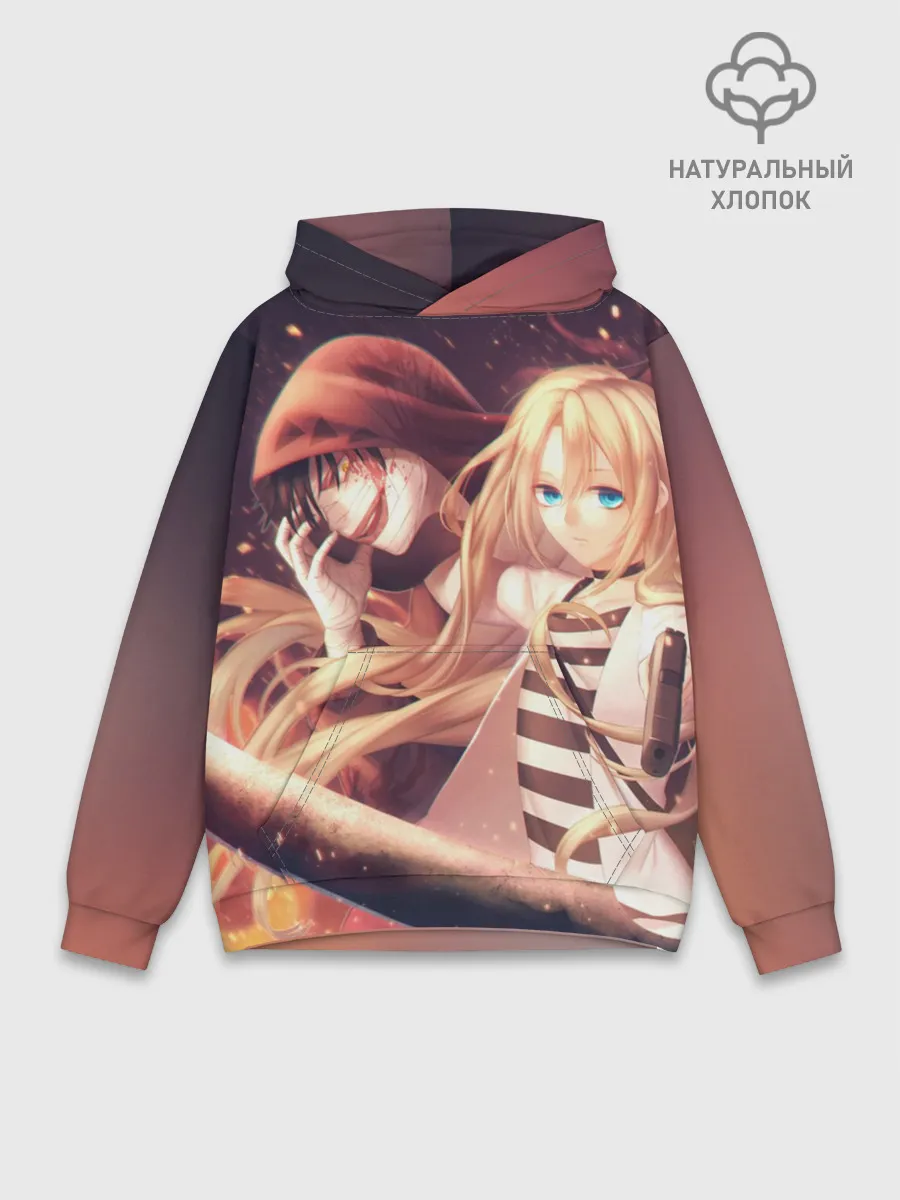 Худи мужской база хлопок / Satsuriku no Tenshi