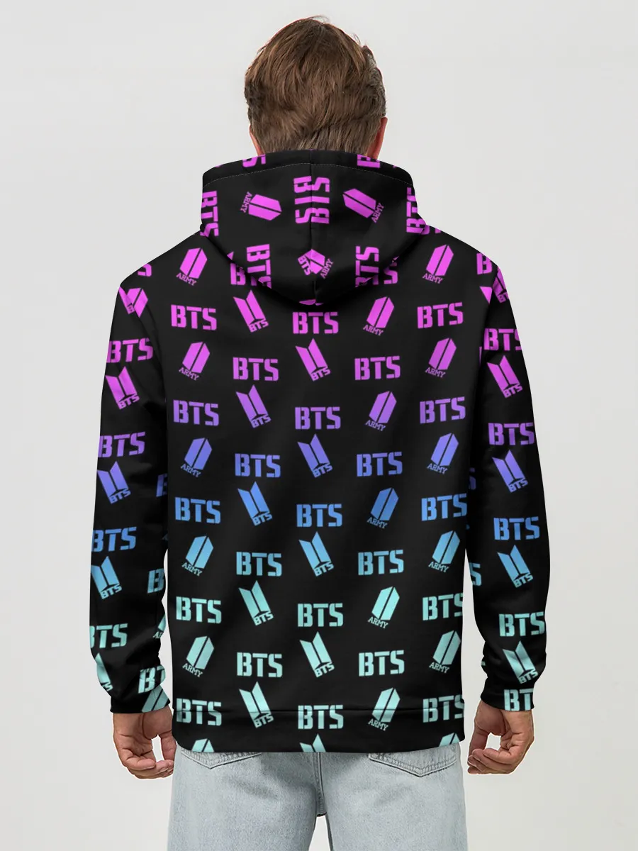 Худи мужской база хлопок / BTS