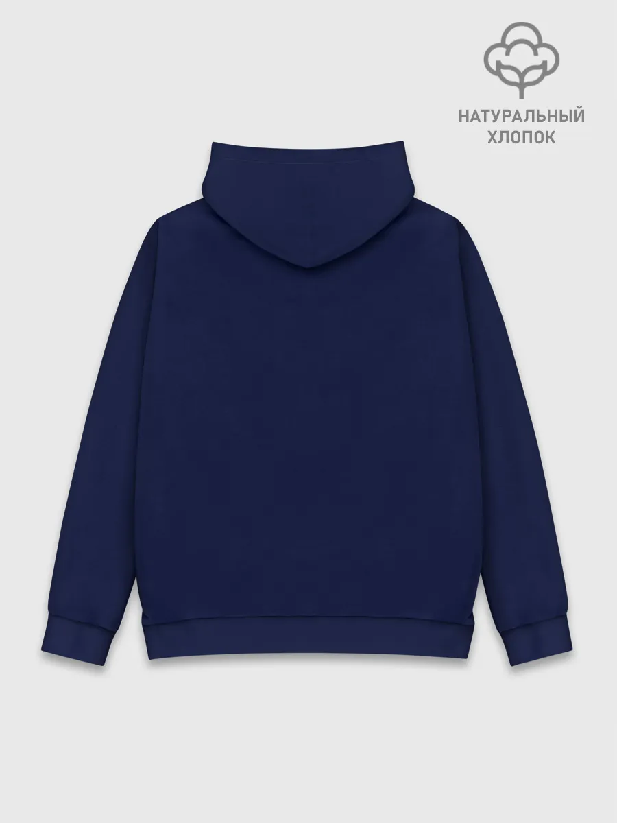 Худи мужской база хлопок / Рыбки