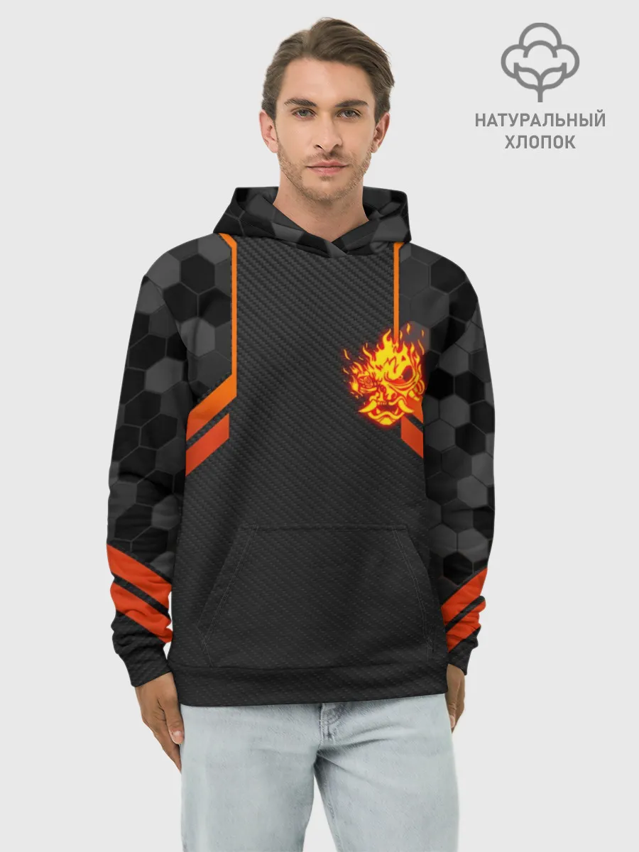 Худи мужской база хлопок / CYBERPUNK 2077 SAMURAI