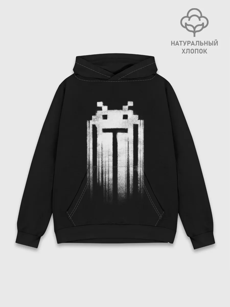 Худи мужской база хлопок / Space Invaders