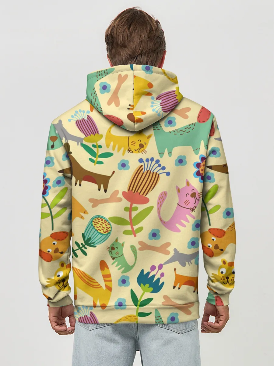 Худи мужской база хлопок / Самый добрый в мире педиатр