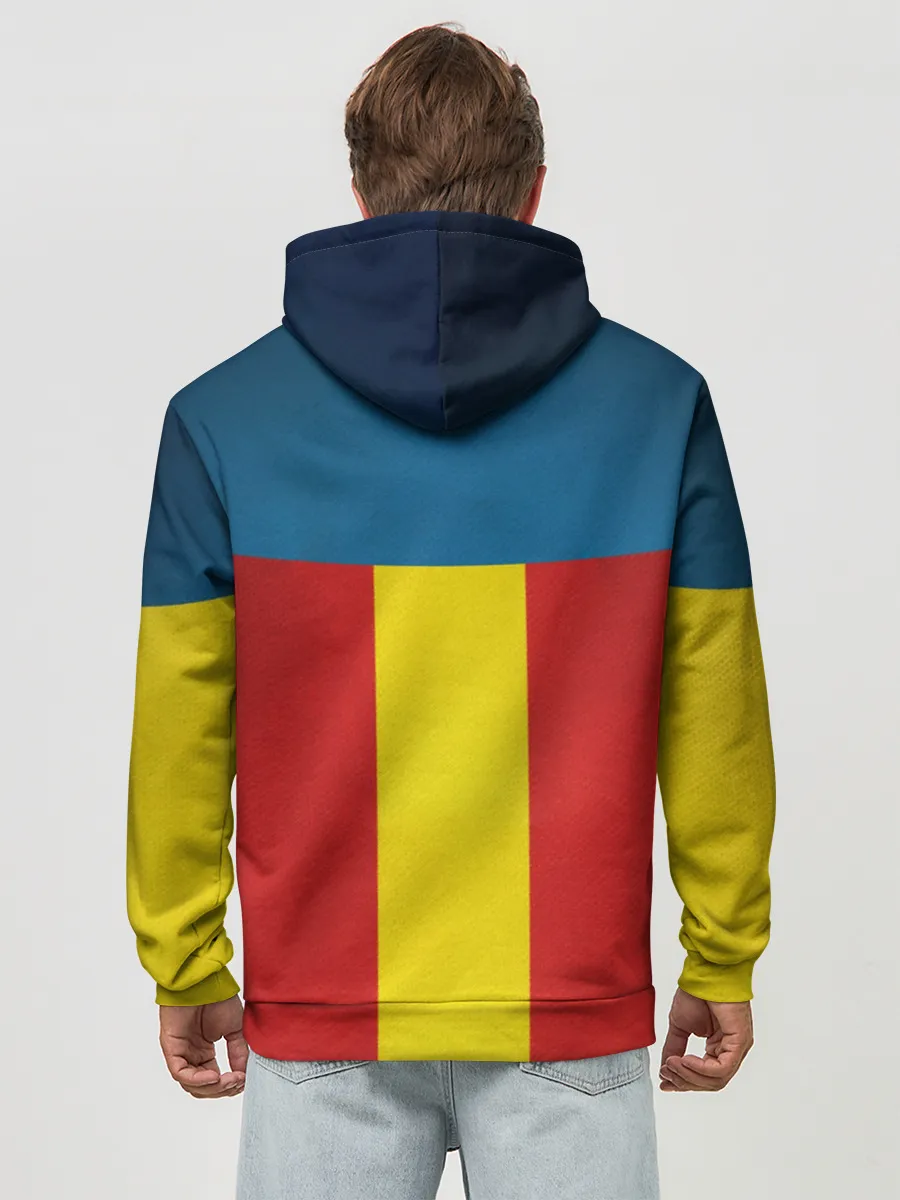 Худи мужской база хлопок / Валенсия ФК