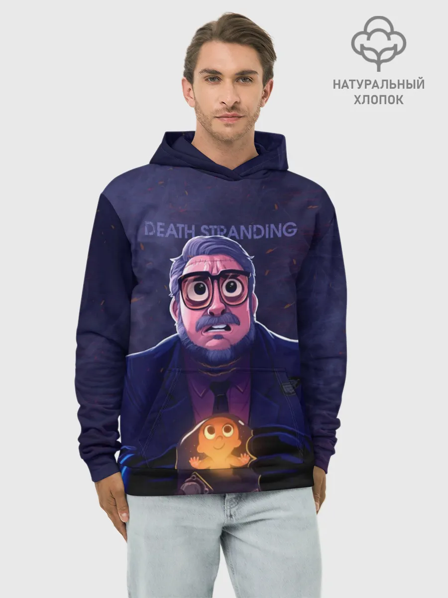 Худи мужской база хлопок / Guillermo del Toro