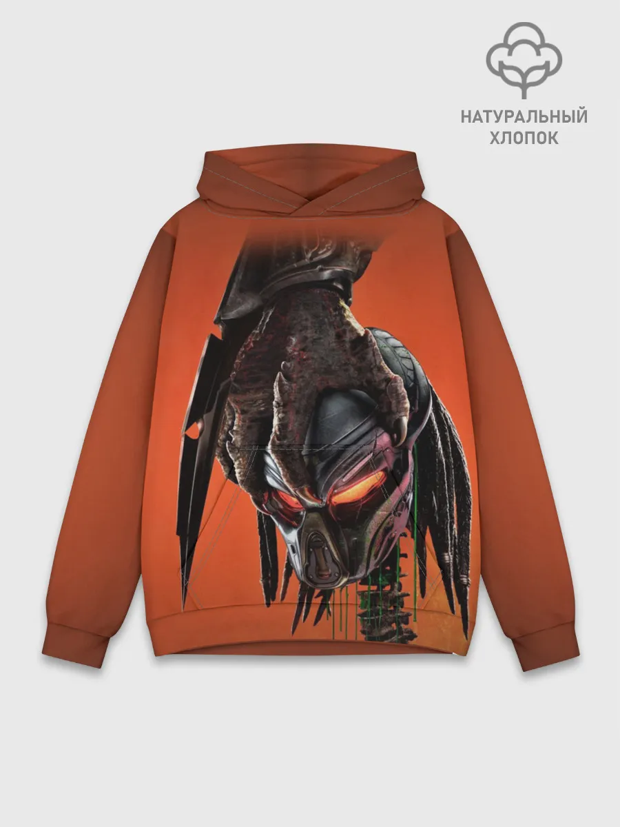 Худи мужской база хлопок / Рука хищника