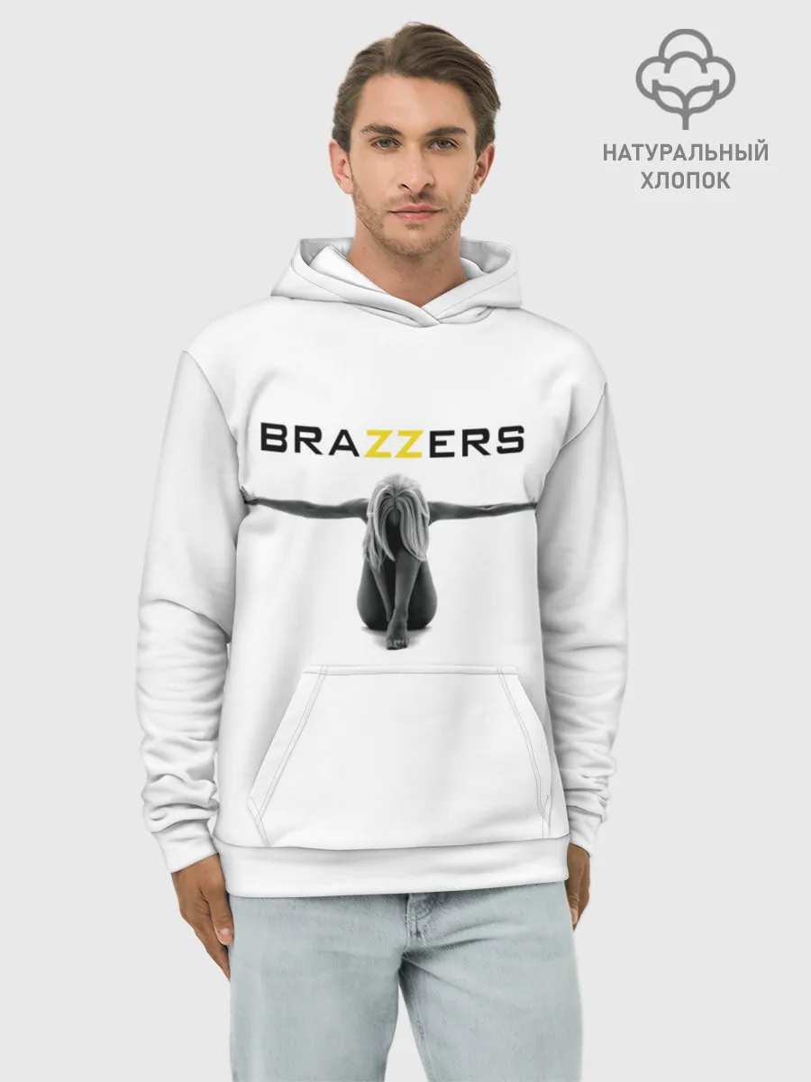Худи мужской база хлопок / BRAZZERS