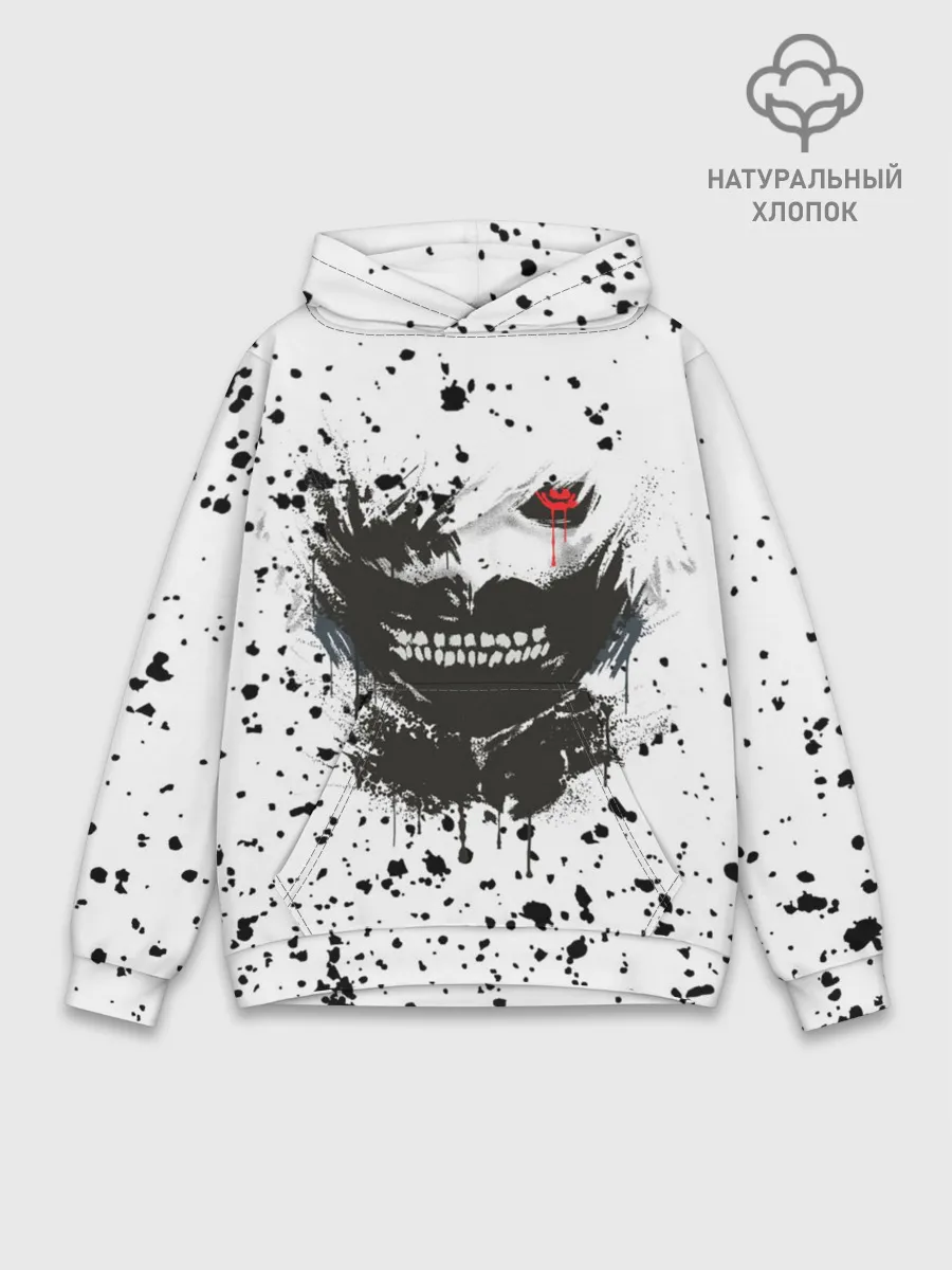 Худи мужской база хлопок / Kaneki Ken