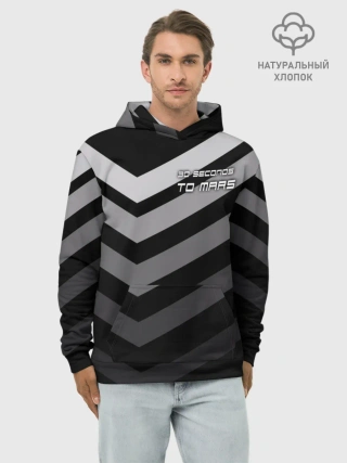 Худи мужской база хлопок / 30 Seconds To Mars