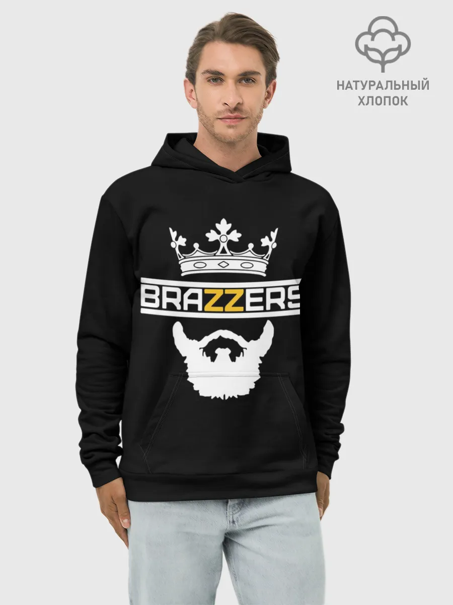 Худи мужской база хлопок / BRAZZERS