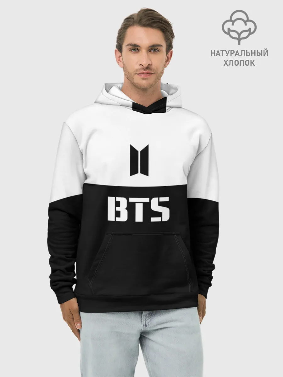 Худи мужской база хлопок / BTS