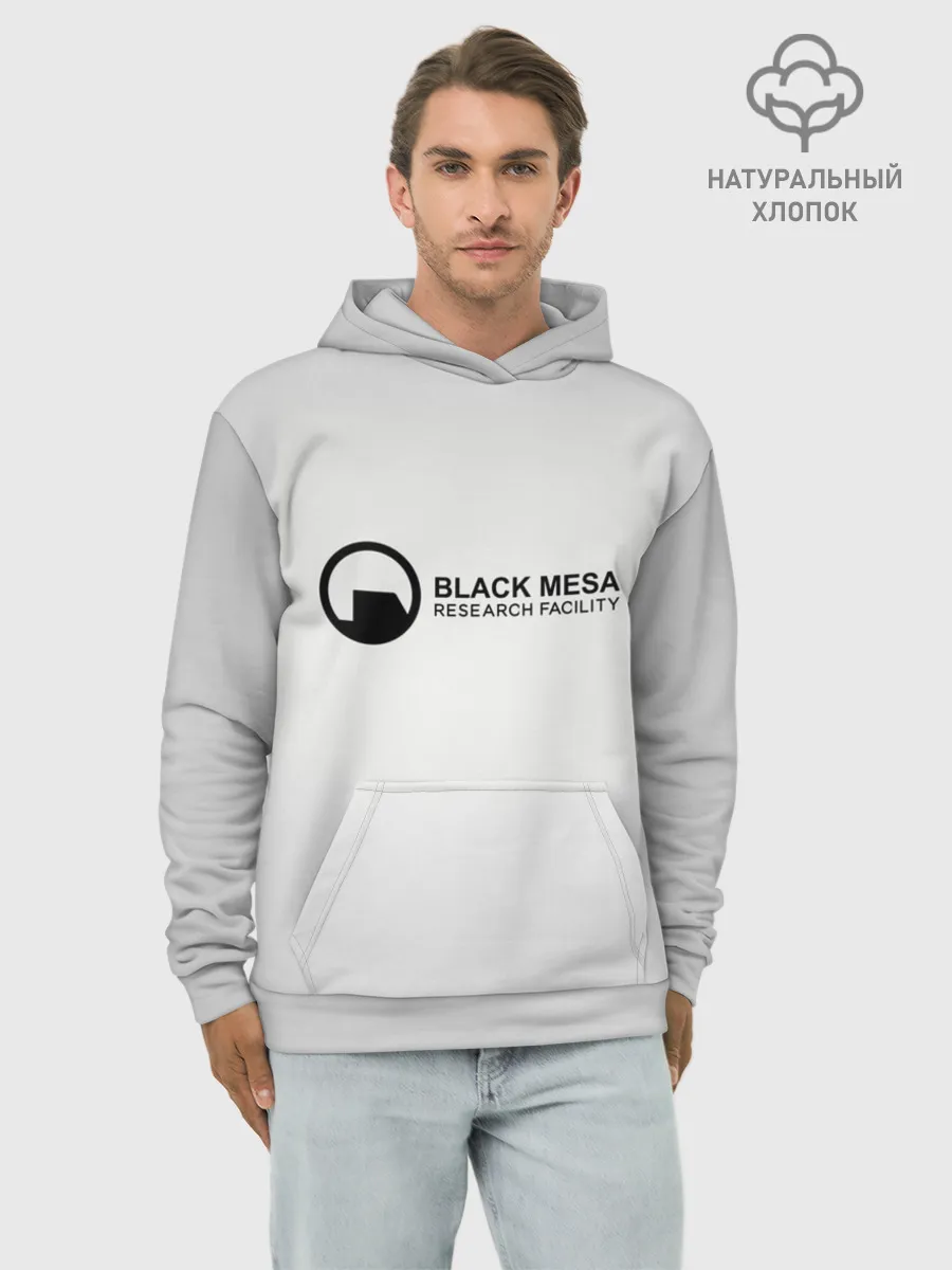 Худи мужской база хлопок / Black Mesa