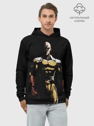 Худи мужской база хлопок / One-Pucnh Man