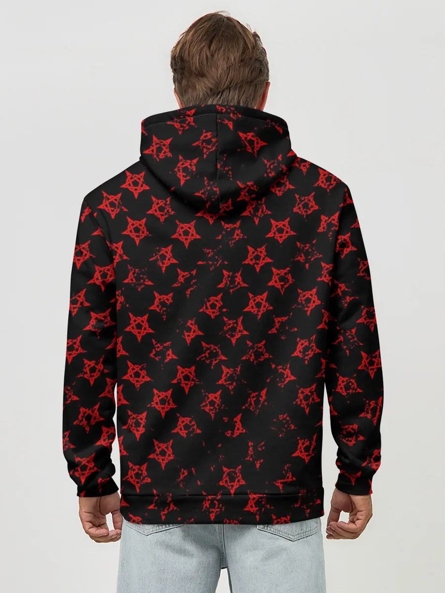 Худи мужской база хлопок / NORMAL PEOPLE SCARE ME