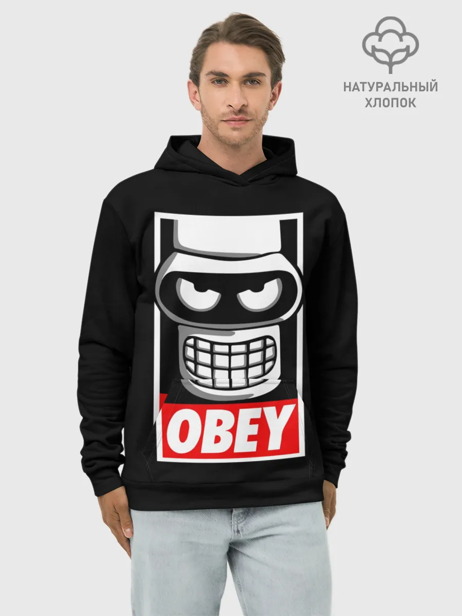 Худи мужской база хлопок / Бендер