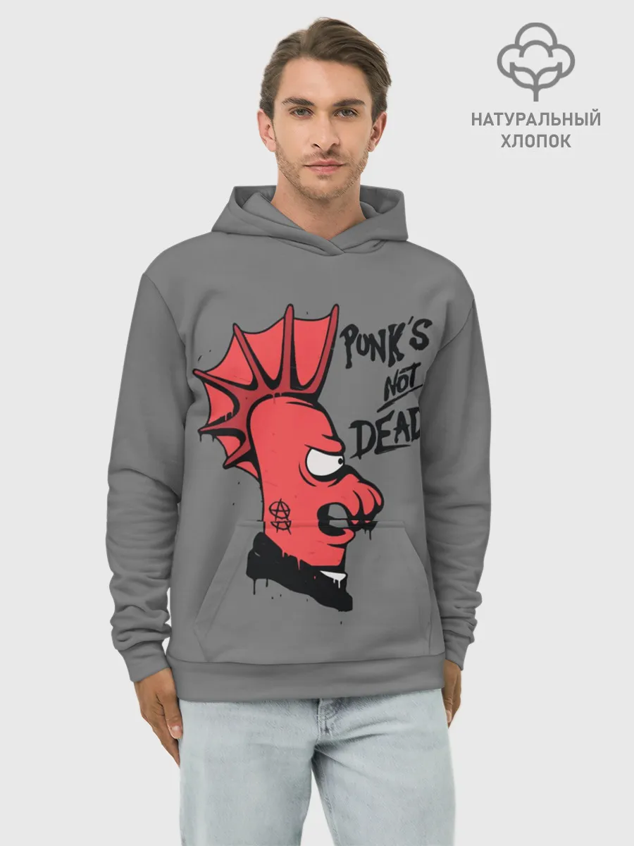 Худи мужской база хлопок / Зойдберг