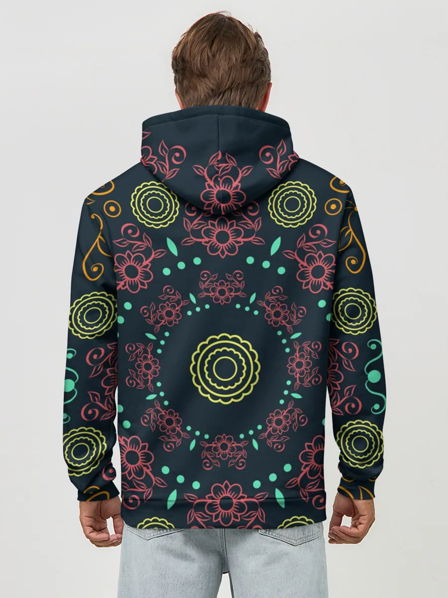 Худи мужской база хлопок / Ornamental death