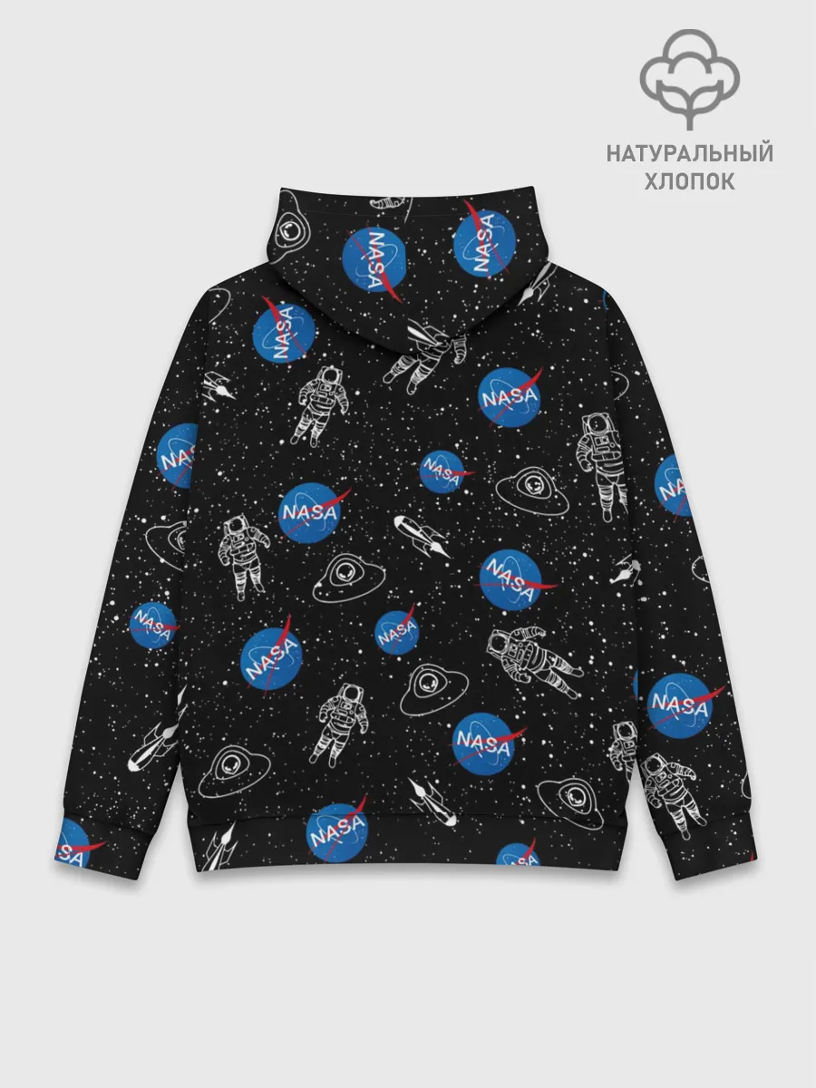 Худи мужской база хлопок / NASA