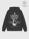 Худи мужской база хлопок / HARD ROCK ГИТАРА