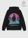 Худи мужской база хлопок / Майами