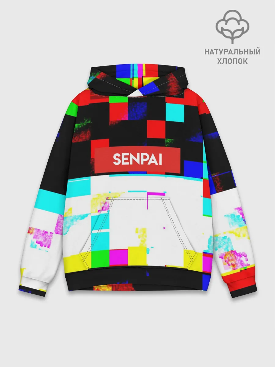 Худи мужской база хлопок / SENPAI