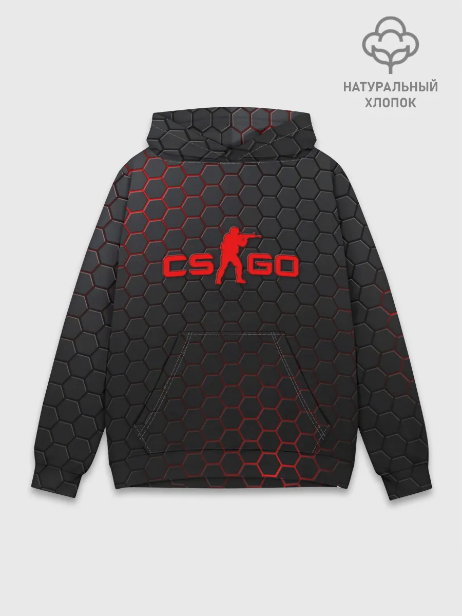 Худи мужской база хлопок / 3Counter-Strike