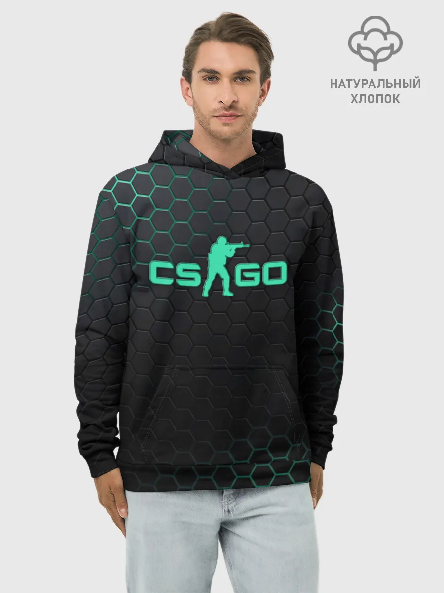 Худи мужской база хлопок / Counter-Strike