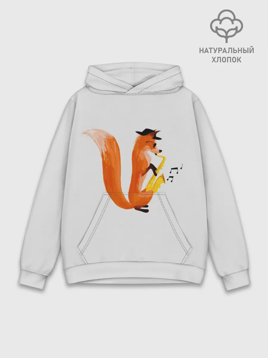 Худи мужской база хлопок / Джаз Лис