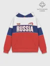 Худи мужской база хлопок / Team Russia
