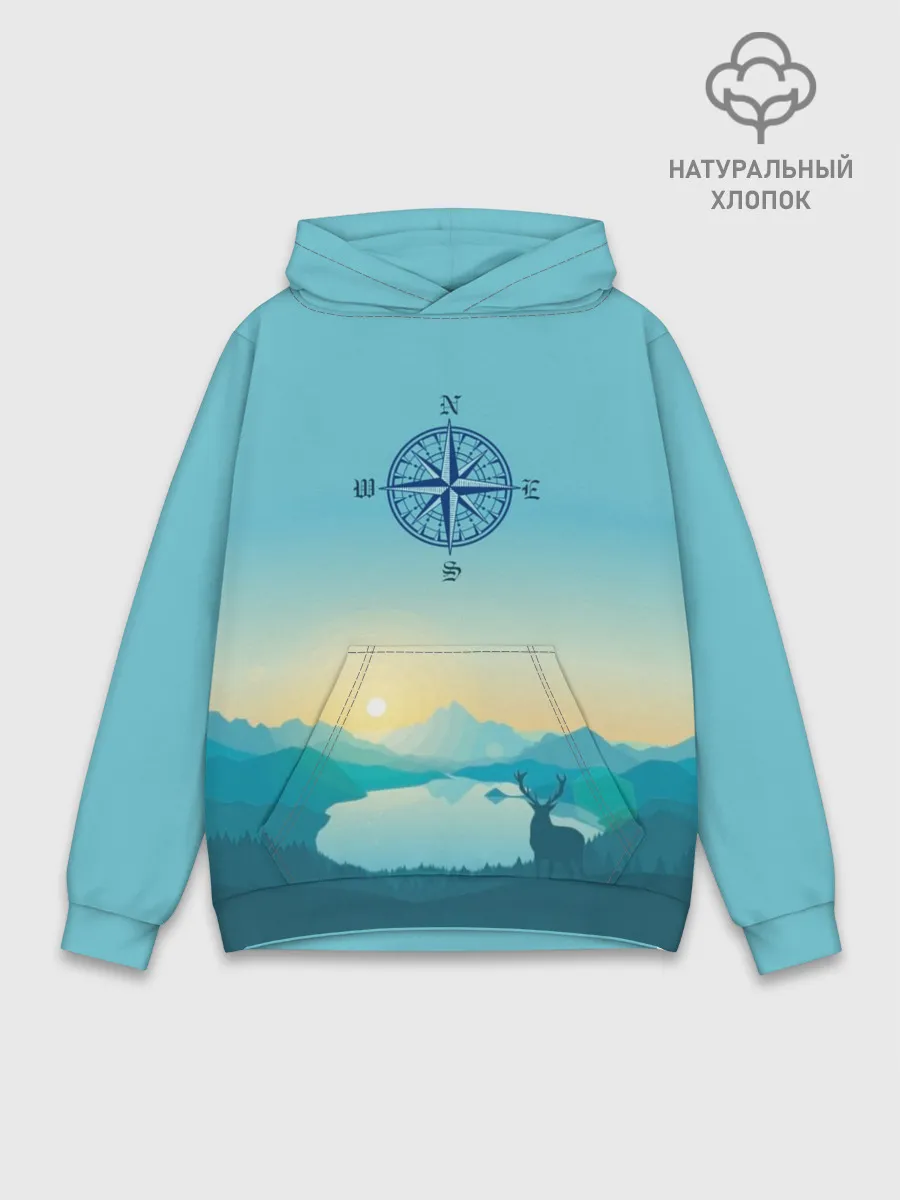 Худи мужской база хлопок / туризм