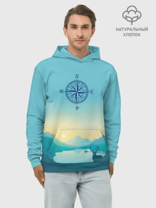 Худи мужской база хлопок / туризм