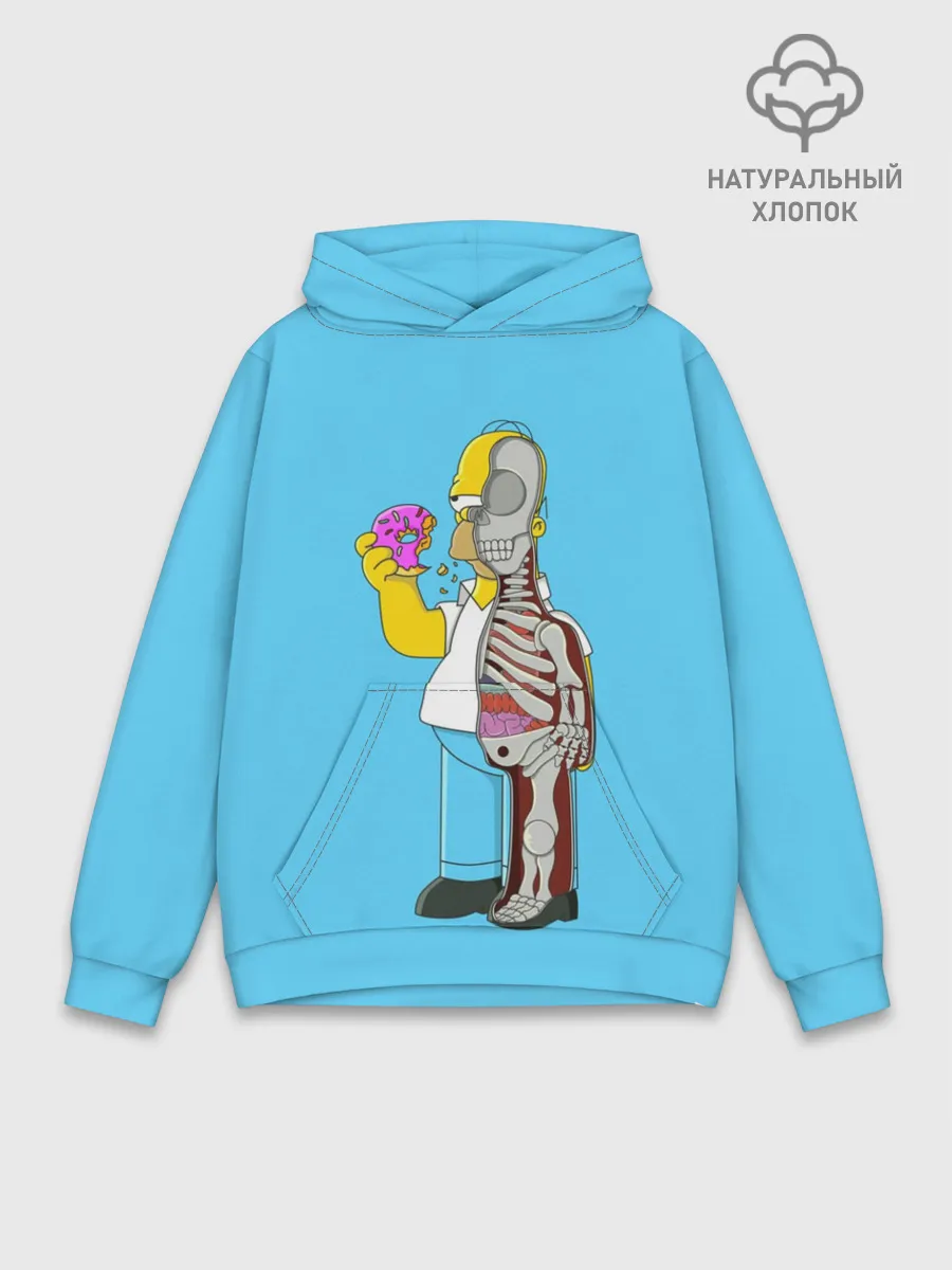 Худи мужской база хлопок / Гомер